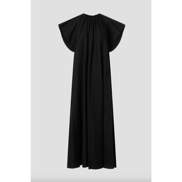 MM6 Maison Margiela Black Maxi Dress - Elegant & Timeless Sz 42 - Picture 5 of 10